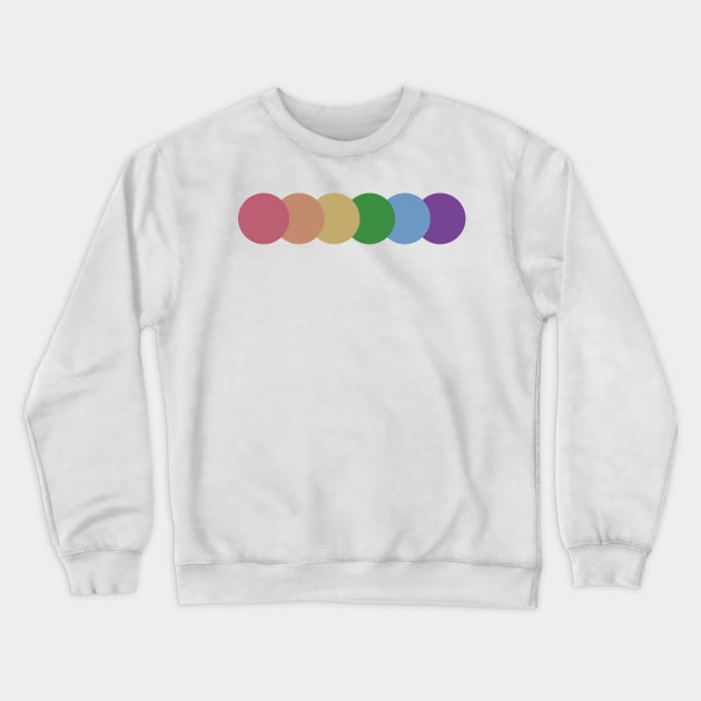 PRIDE | Muted | Subtle Pride Crewneck Sweatshirt by PrinceSnoozy